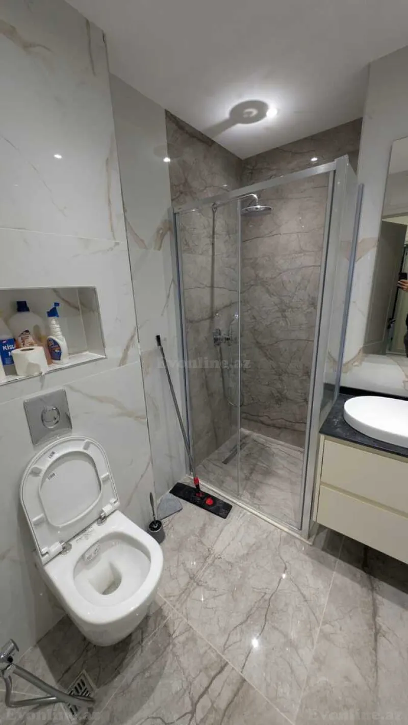 Kirayə verilir 3 otaqlı Mənzil Yeni tikili 78 m² Bakmil m. - şəkil 12