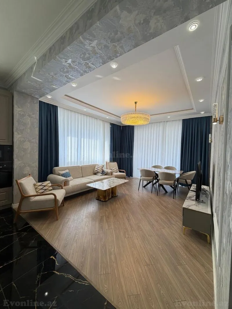 3 otaqlı Mənzil 120 m² Xətai r. Kirayə verilir