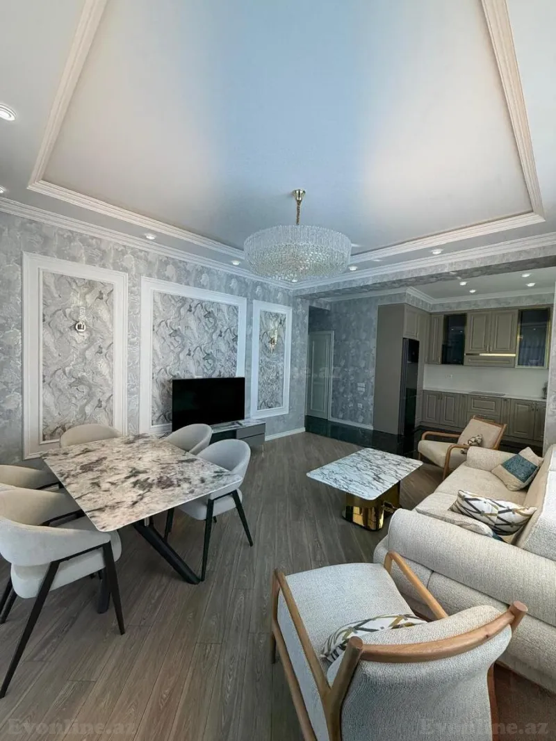 Kirayə verilir 3 otaqlı Mənzil Yeni tikili 120 m² Xətai r. - şəkil 3