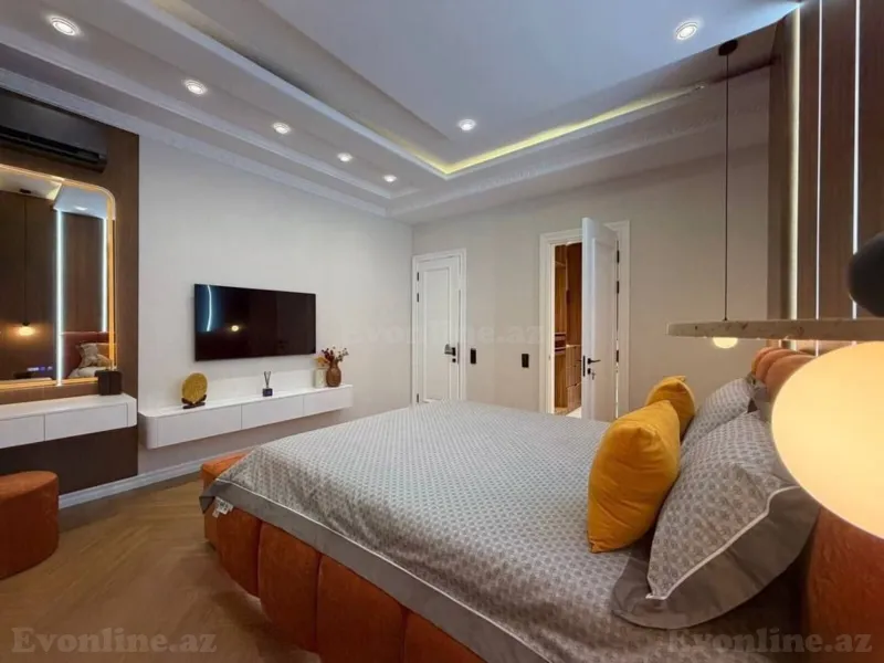 Kirayə verilir 3 otaqlı Mənzil Yeni tikili 130 m² Nərimanov r. - şəkil 5