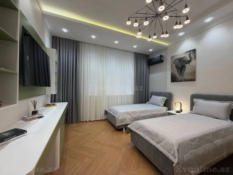 Kirayə verilir 3 otaqlı Mənzil Yeni tikili 130 m² Nərimanov r. - şəkil 7