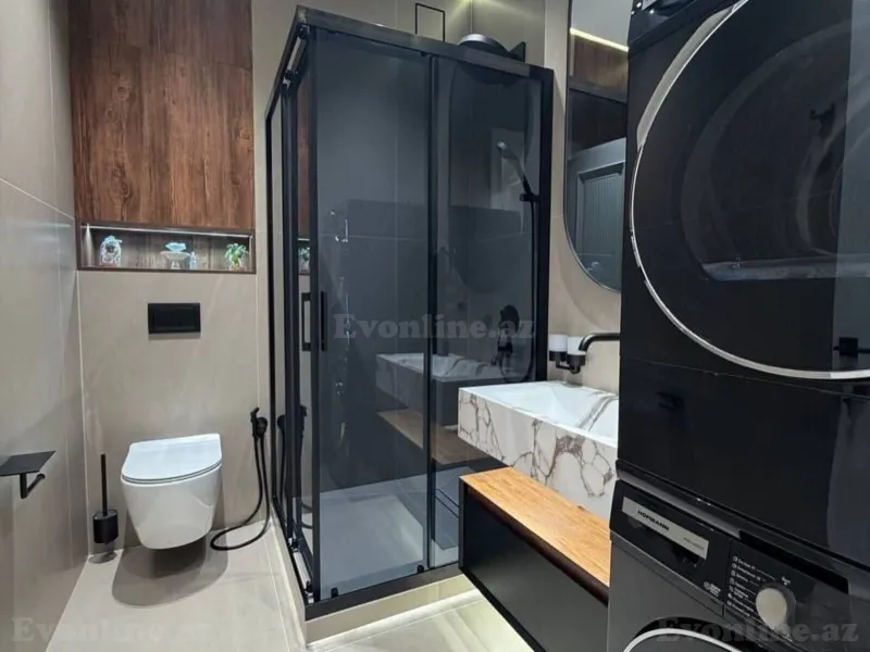 Kirayə verilir 3 otaqlı Mənzil Yeni tikili 130 m² Nərimanov r. - şəkil 9