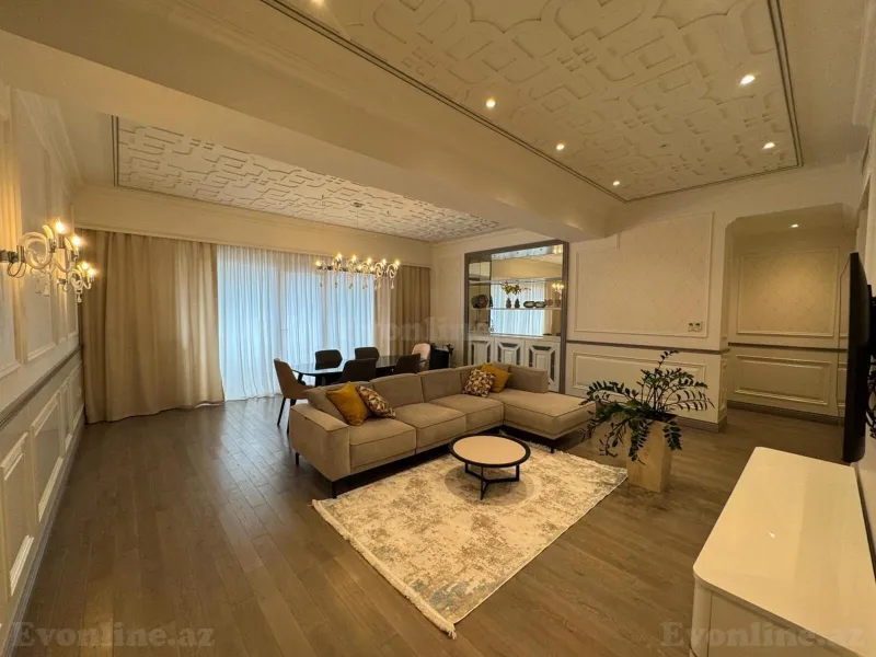 Kirayə verilir 3 otaqlı Mənzil Yeni tikili 217 m² Nərimanov r. - şəkil 2