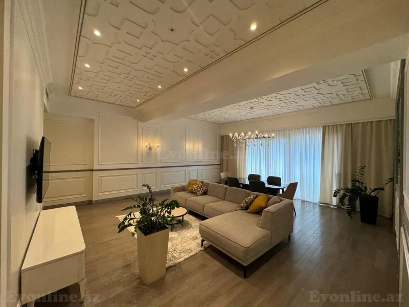 Kirayə verilir 3 otaqlı Mənzil Yeni tikili 217 m² Nərimanov r. - şəkil 3