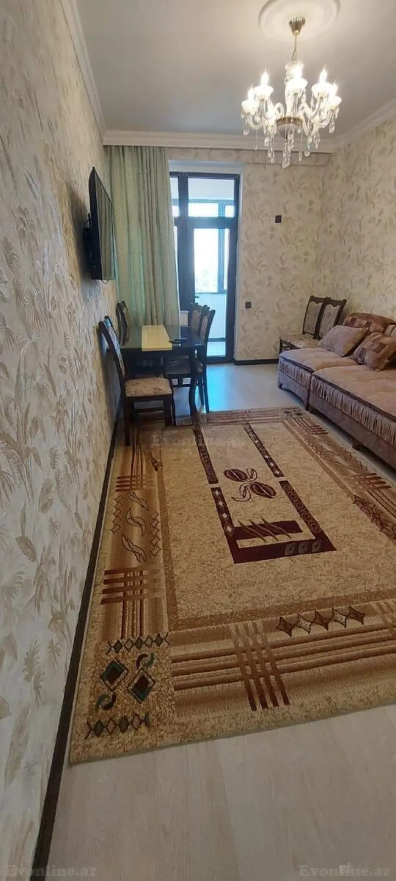 Kirayə verilir 2 otaqlı Mənzil Yeni tikili 78 m² Qara Qarayev m. - şəkil 2