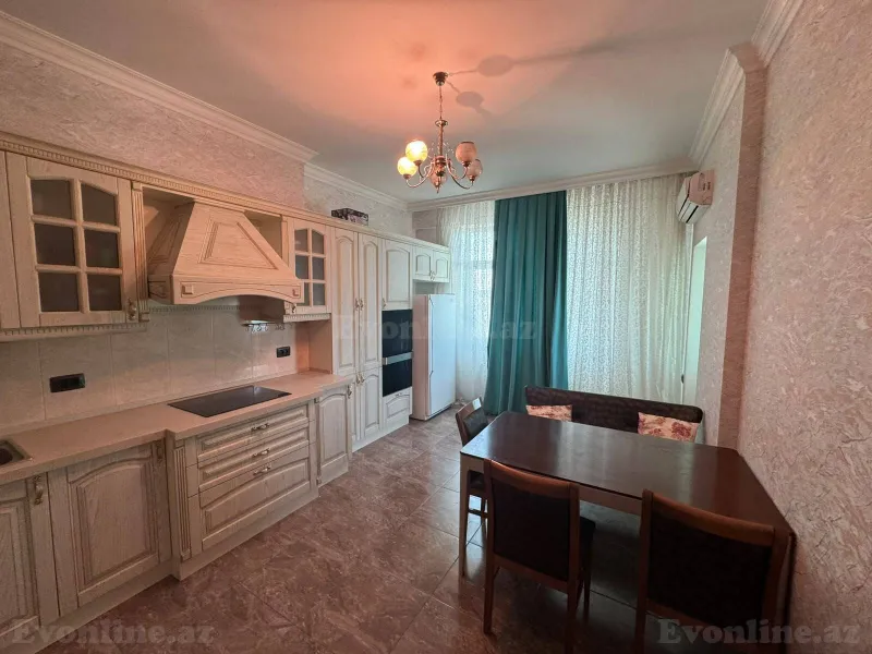 Kirayə verilir 3 otaqlı Mənzil Yeni tikili 140 m² Nəsimi r. - şəkil 3