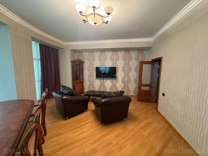 Kirayə verilir 3 otaqlı Mənzil Yeni tikili 140 m² Nəsimi r. - şəkil 5