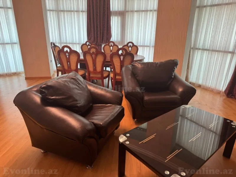 Kirayə verilir 3 otaqlı Mənzil Yeni tikili 140 m² Nəsimi r. - şəkil 6