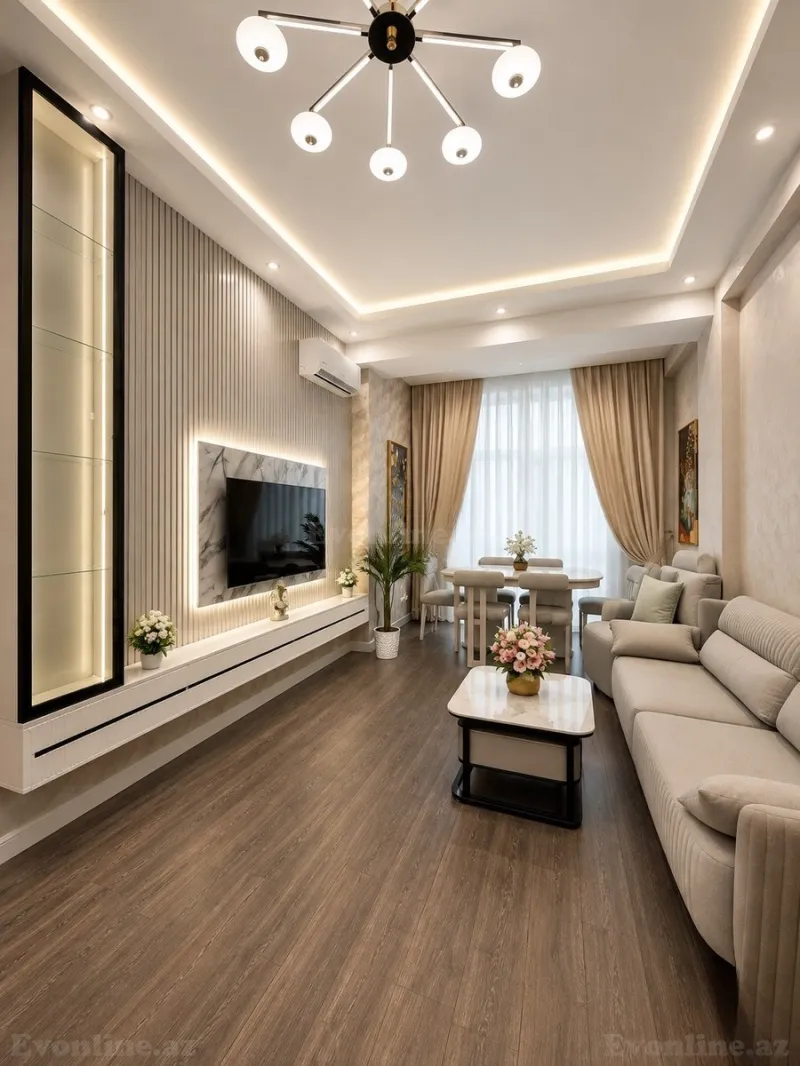 2 otaqlı Mənzil 70 m² Nəsimi r. Kirayə verilir