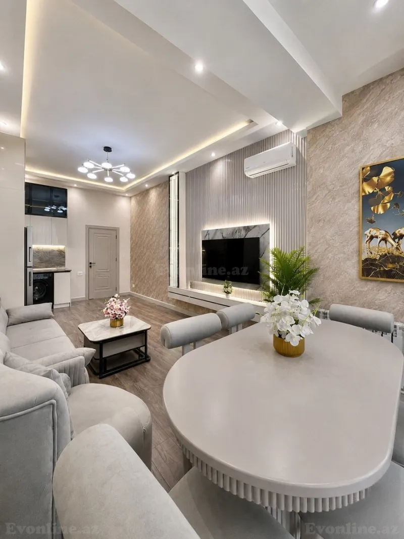 Kirayə verilir 2 otaqlı Mənzil Yeni tikili 70 m² Nəsimi r. - şəkil 2