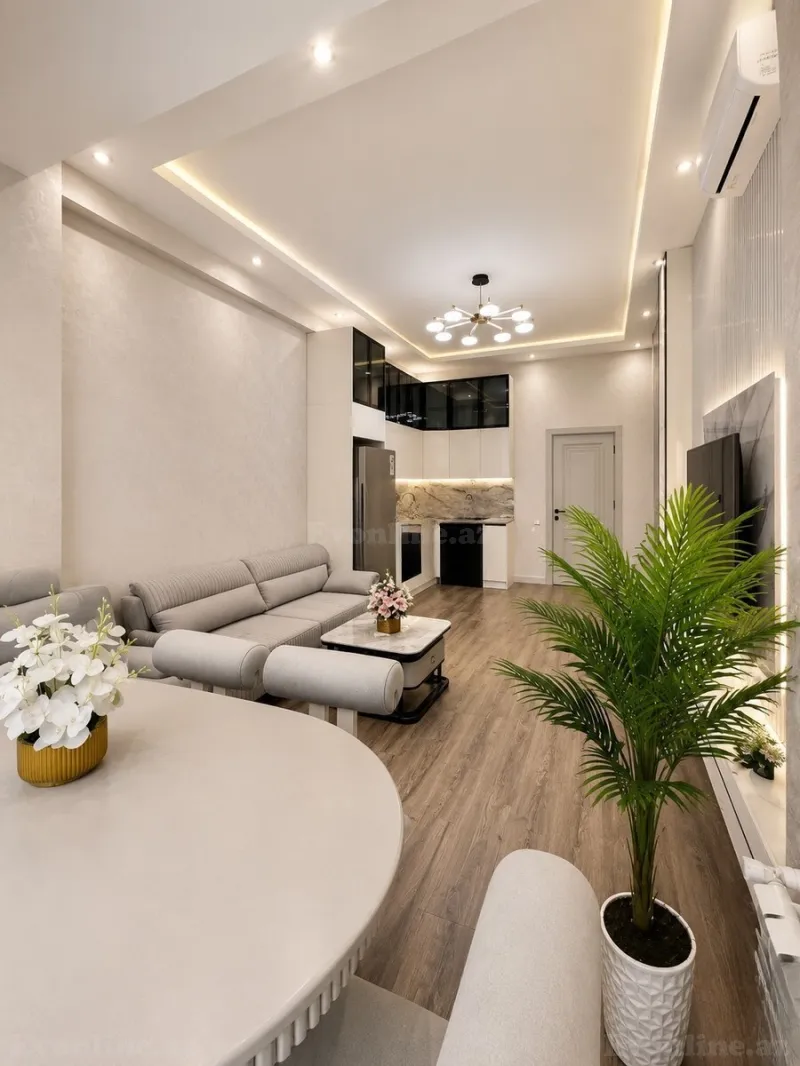 Kirayə verilir 2 otaqlı Mənzil Yeni tikili 70 m² Nəsimi r. - şəkil 3