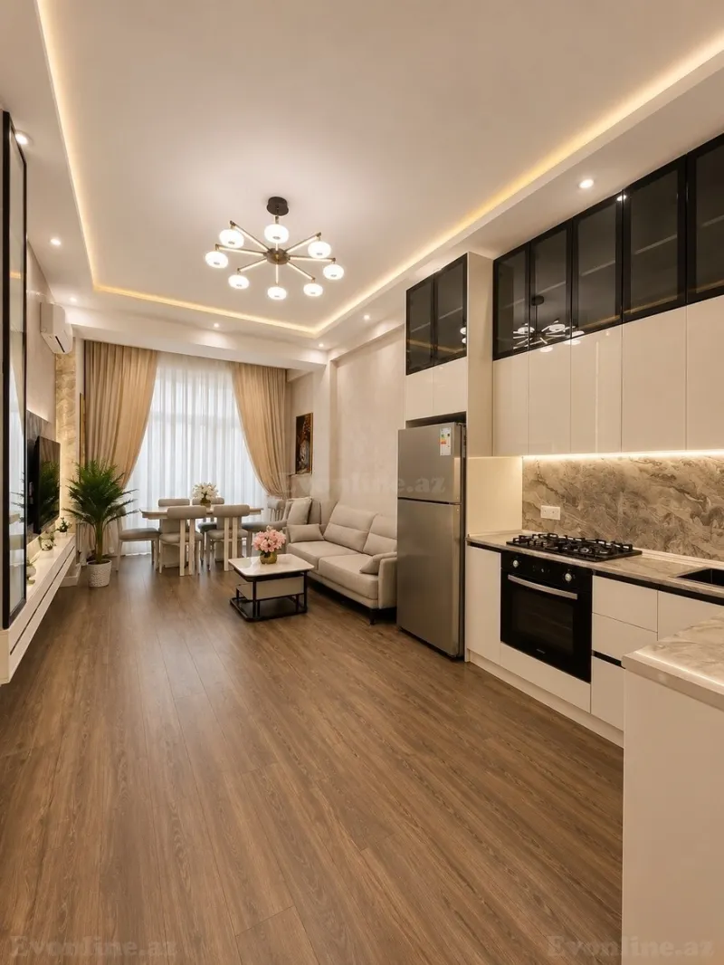 Kirayə verilir 2 otaqlı Mənzil Yeni tikili 70 m² Nəsimi r. - şəkil 4