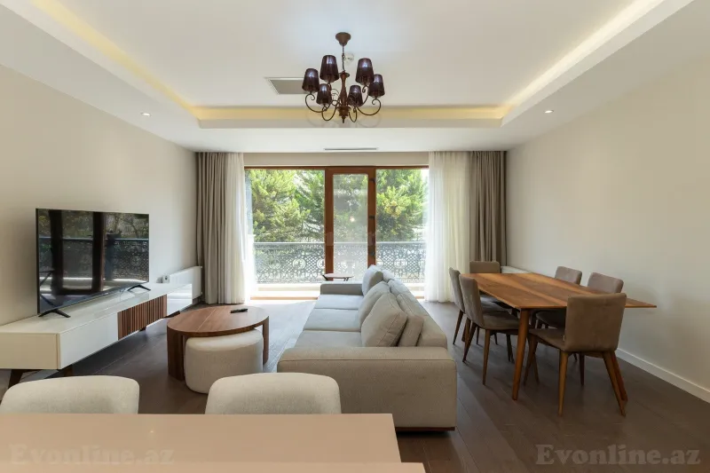 Kirayə verilir 2 otaqlı Mənzil Yeni tikili 100 m² Nərimanov r. - şəkil 3