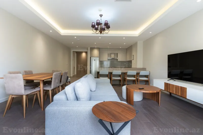 Kirayə verilir 2 otaqlı Mənzil Yeni tikili 100 m² Nərimanov r. - şəkil 5