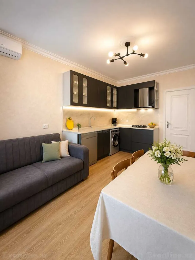 Satılır 2 otaqlı Mənzil Yeni tikili 54 m² Həzi Aslanov m. - şəkil 2