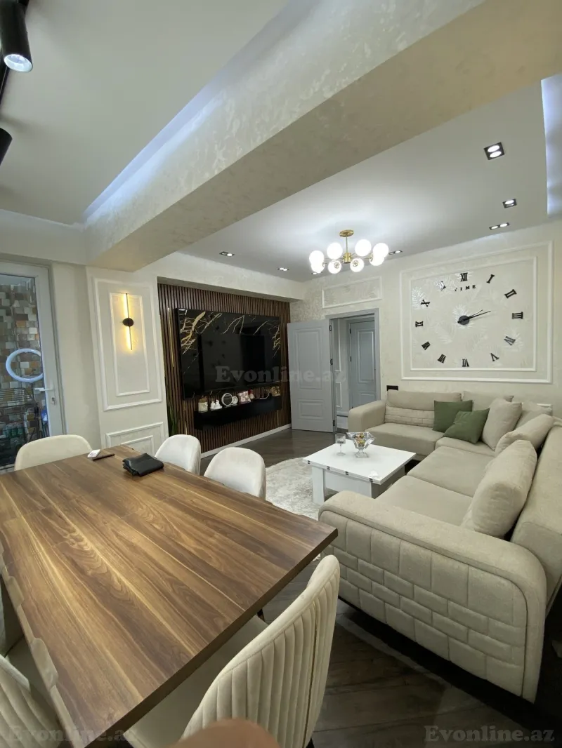 Satılır 3 otaqlı Mənzil Yeni tikili 96 m² Həzi Aslanov m. - şəkil 2