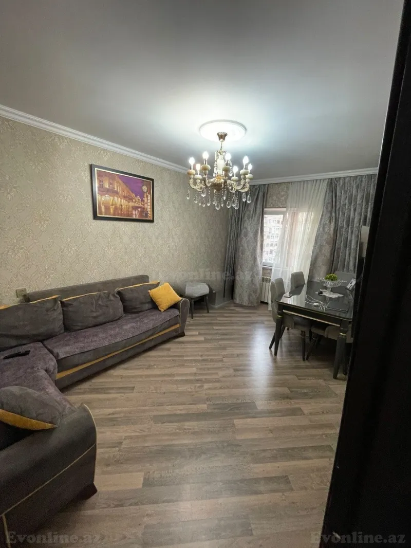 2 otaqlı Mənzil 55 m² Yeni Günəşli Satılır