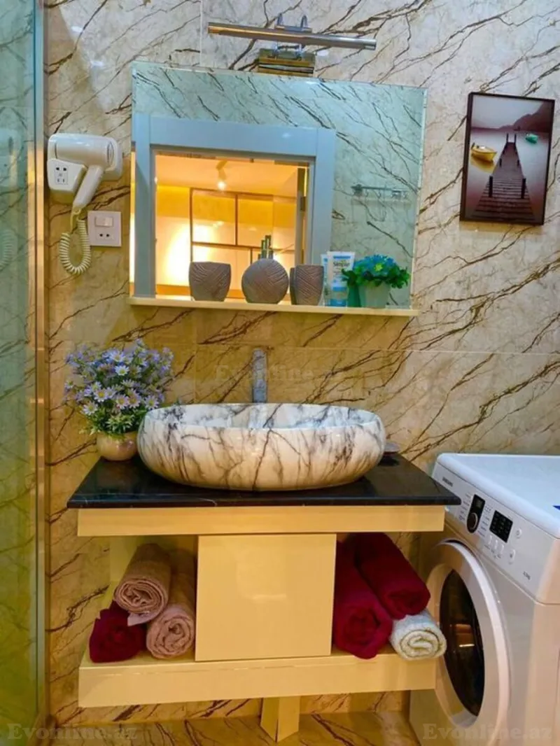 Kirayə verilir 2 otaqlı Mənzil Yeni tikili 80 m² Xətai r. - şəkil 11