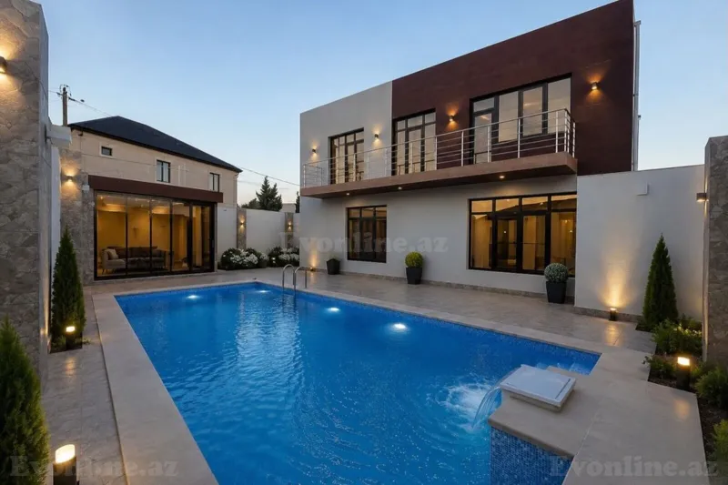 5 otaqlı Həyət evi 320 m² Buzovna Kirayə verilir