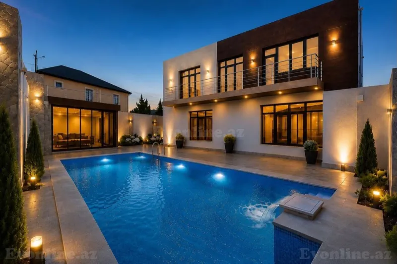 Kirayə verilir 5 otaqlı Həyət evi 320 m² Buzovna - şəkil 2