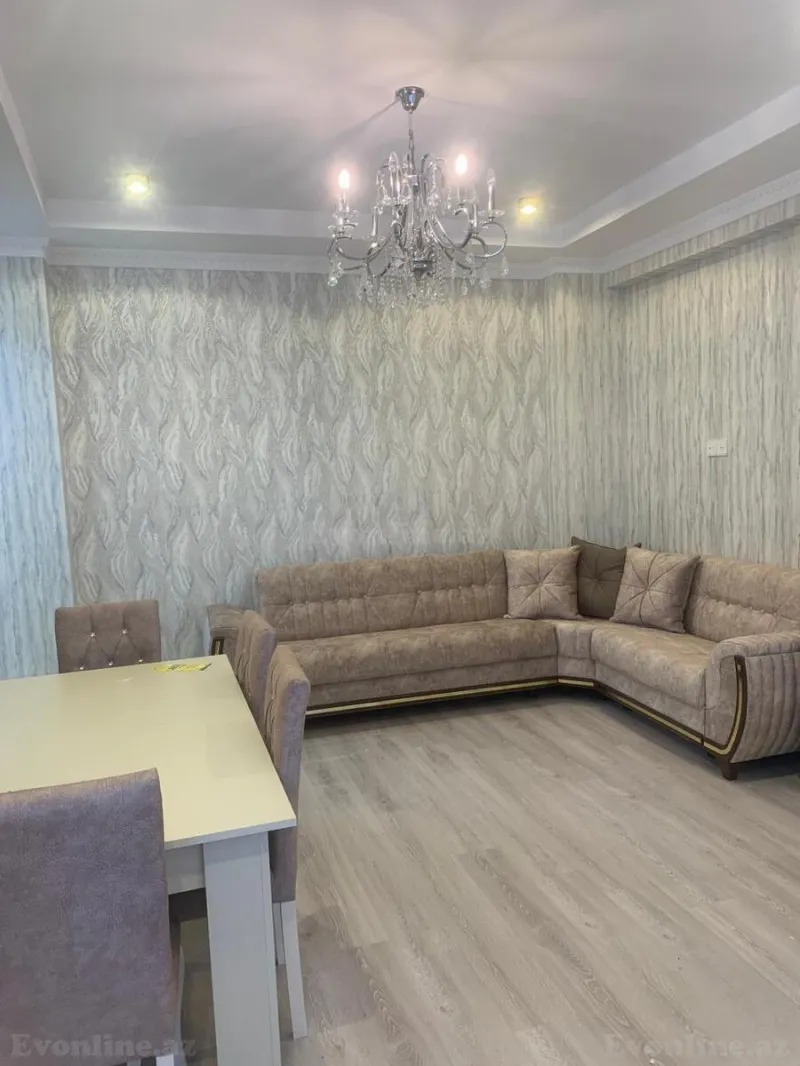 Kirayə verilir 2 otaqlı Mənzil Yeni tikili 60 m² Həzi Aslanov m. - şəkil 3