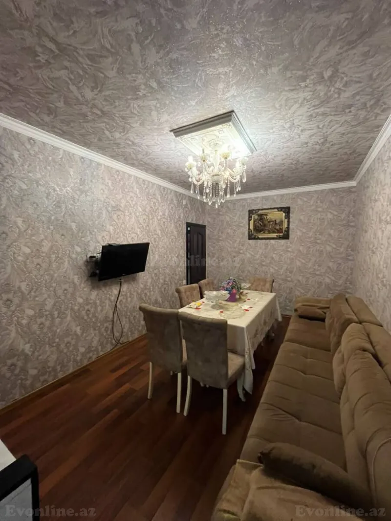 Satılır 3 otaqlı Mənzil Köhnə tikili 56 m² Memar Əcəmi m. - şəkil 2