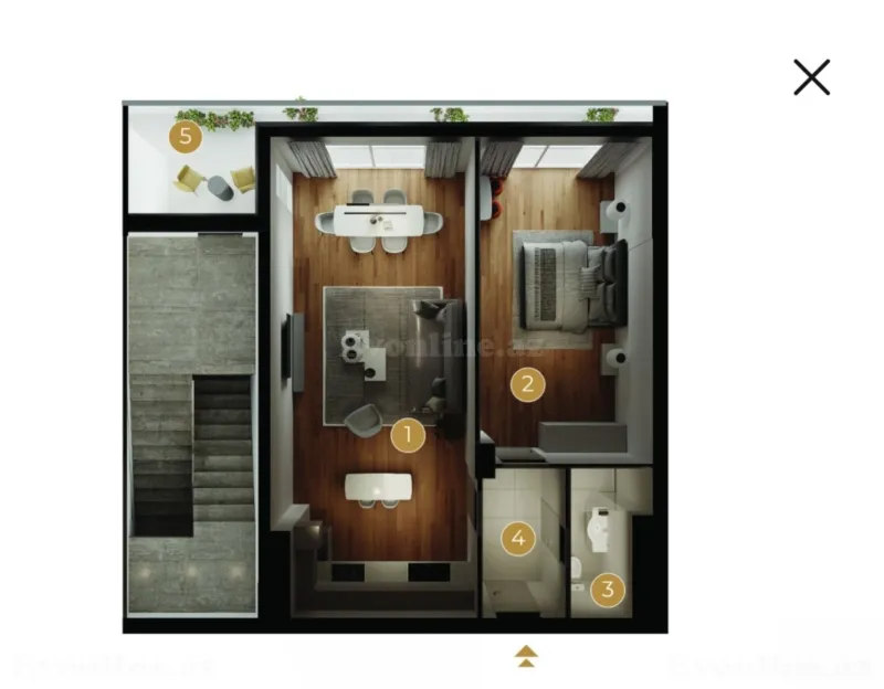 Satılır 2 otaqlı Mənzil Yeni tikili 91.7 m² Biləcəri - şəkil 4
