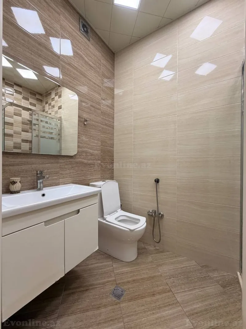 Kirayə verilir 2 otaqlı Mənzil Yeni tikili 85 m² Nəsimi r. - şəkil 8