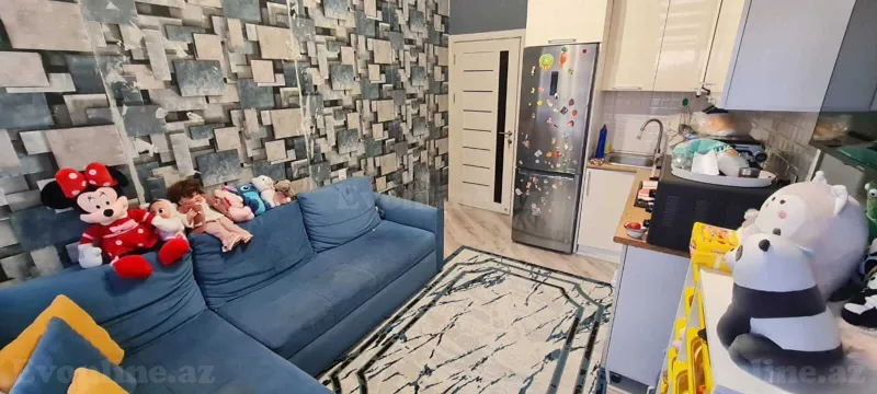 Satılır 2 otaqlı Mənzil Yeni tikili 42 m² Qara Qarayev m. - şəkil 2
