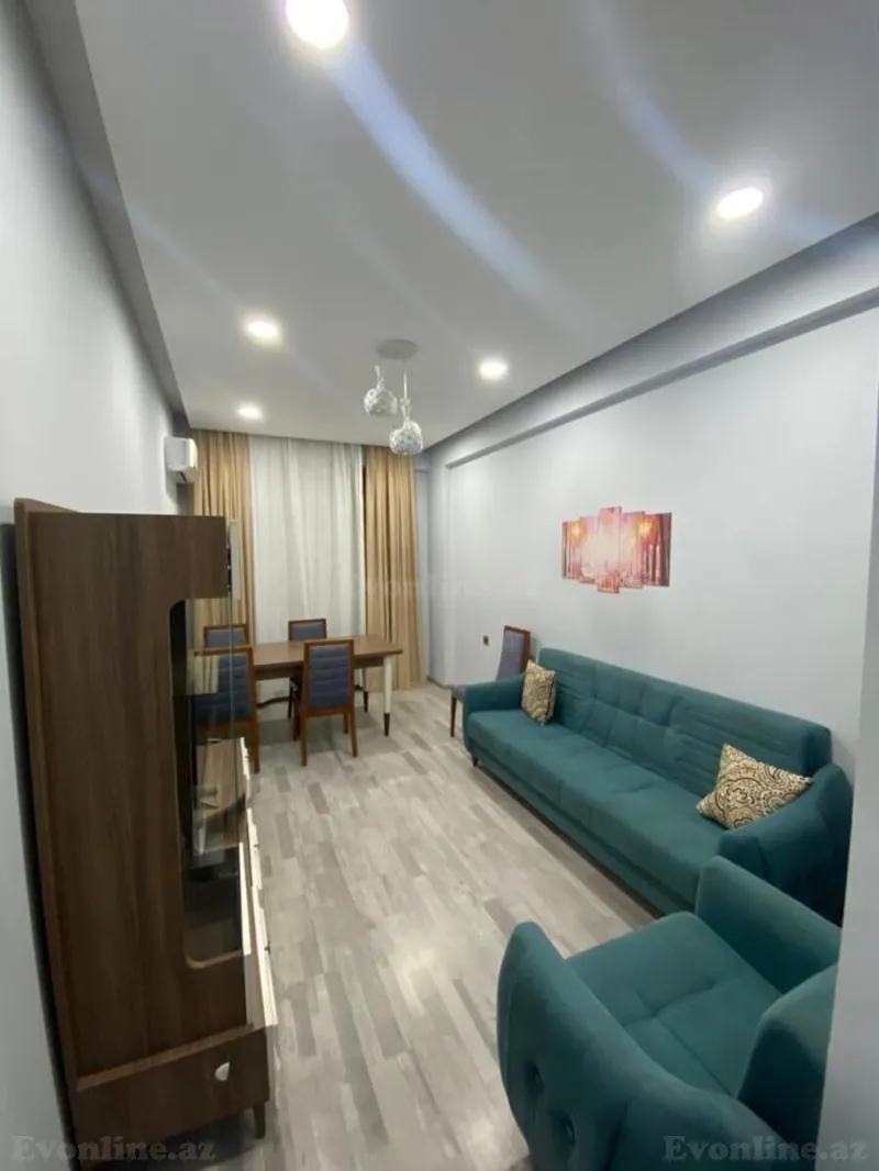 Kirayə verilir 2 otaqlı Mənzil Yeni tikili 60 m² İnşaatçılar m. - şəkil 3