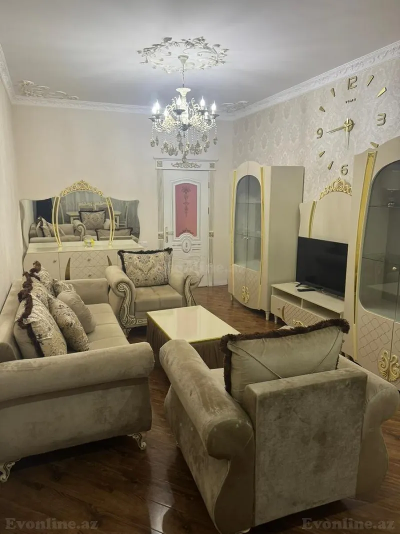 2 otaqlı Mənzil 62 m² Xətai r. Kirayə verilir