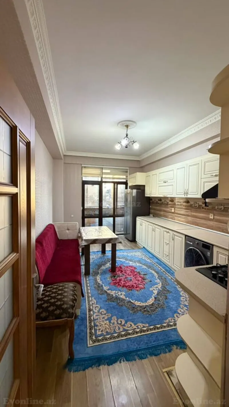 Kirayə verilir 2 otaqlı Mənzil Yeni tikili 100 m² 8 Noyabr m. - şəkil 3