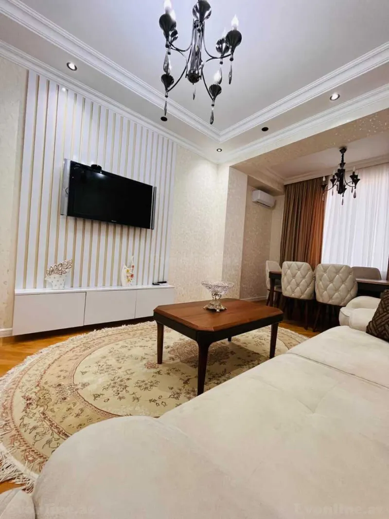 Satılır 3 otaqlı Mənzil Yeni tikili 105.5 m² Səbail r. - şəkil 3