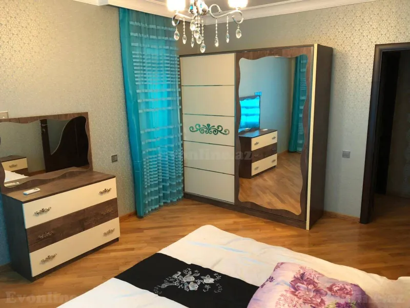 Kirayə verilir 3 otaqlı Mənzil Yeni tikili 130 m² 8 Noyabr m. - şəkil 7