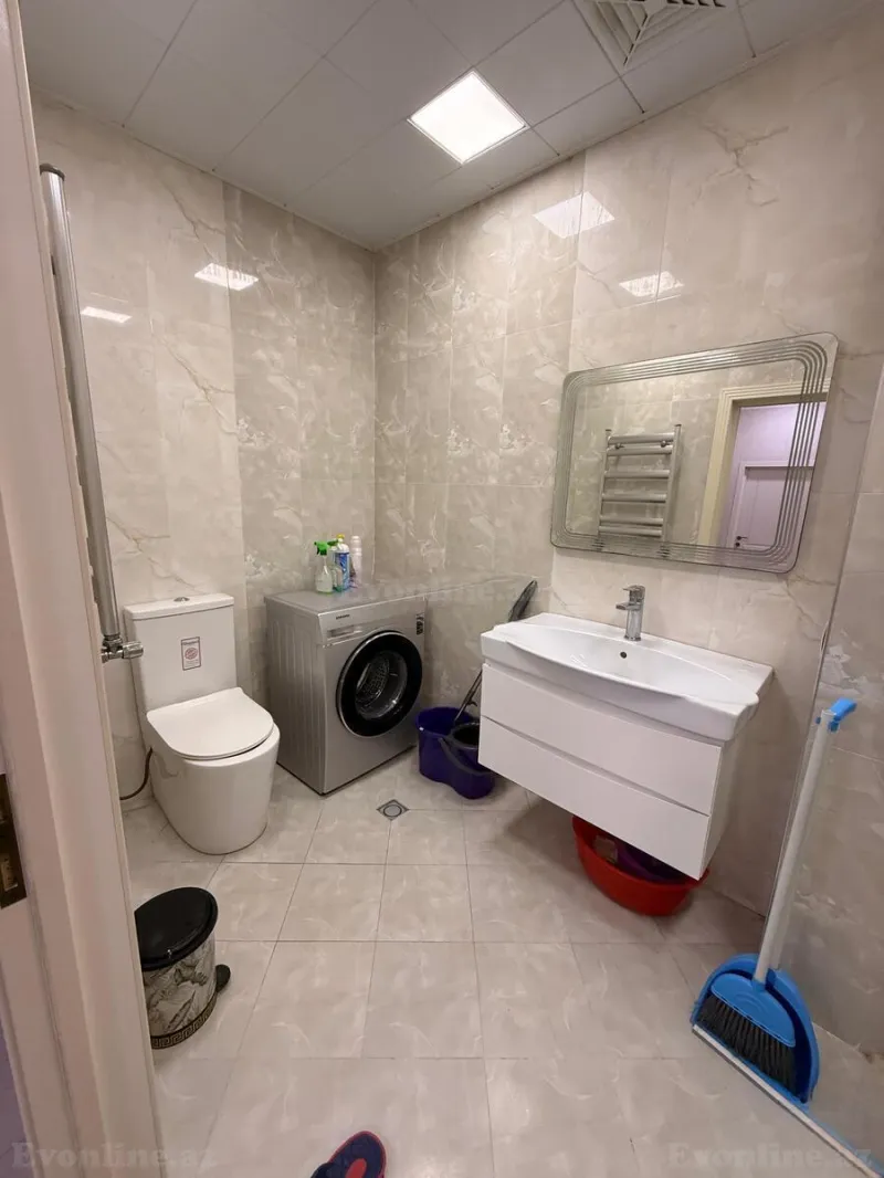 Kirayə verilir 3 otaqlı Mənzil Yeni tikili 90 m² Memar Əcəmi m. - şəkil 10