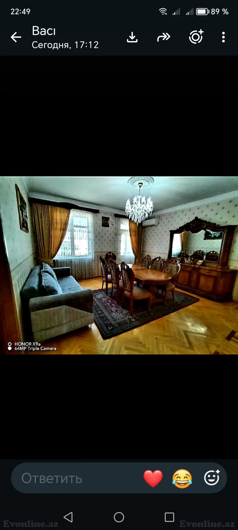 Kirayə verilir 3 otaqlı Mənzil Köhnə tikili 80 m² Kubinka - şəkil 4