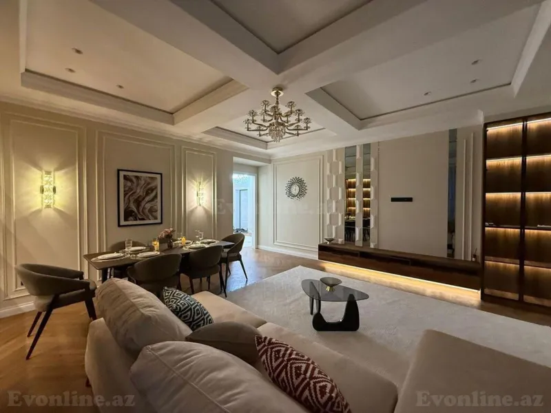Kirayə verilir 2 otaqlı Mənzil Yeni tikili 120 m² Nəsimi r. - şəkil 3