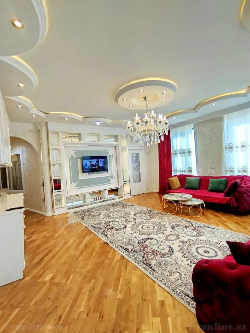 Kirayə verilir 3 otaqlı Mənzil Yeni tikili 120 m² Qara Qarayev m. - şəkil 2