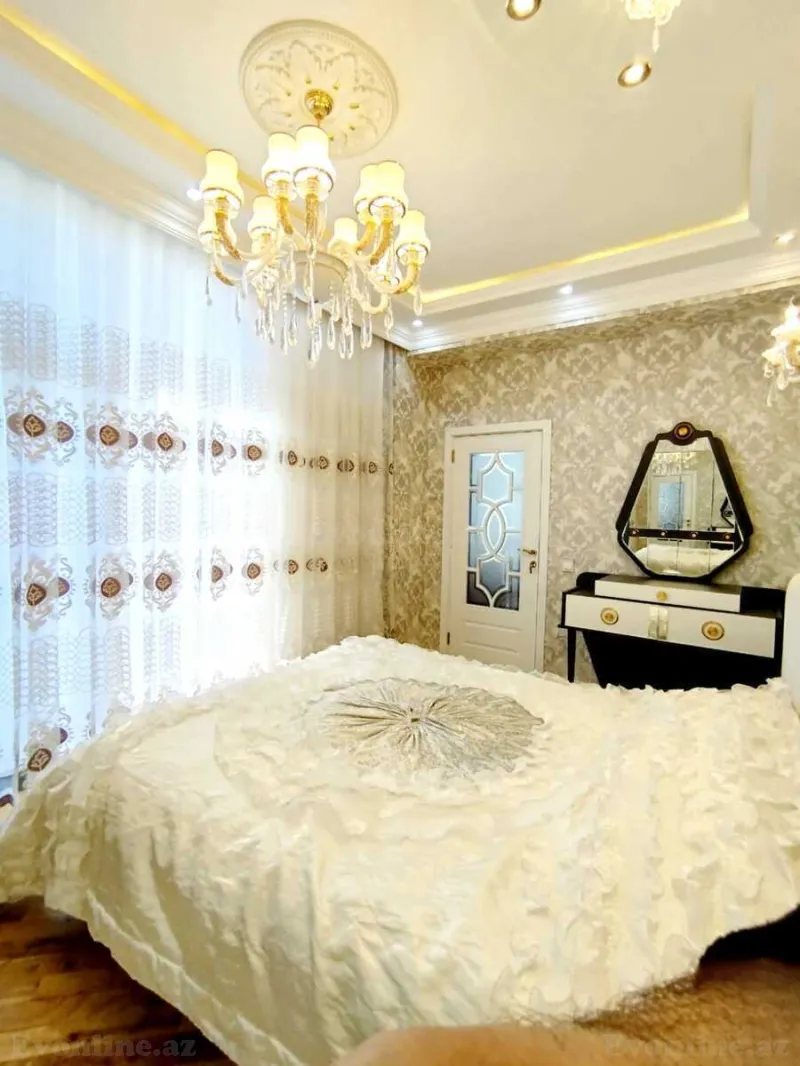 Kirayə verilir 3 otaqlı Mənzil Yeni tikili 120 m² Qara Qarayev m. - şəkil 4