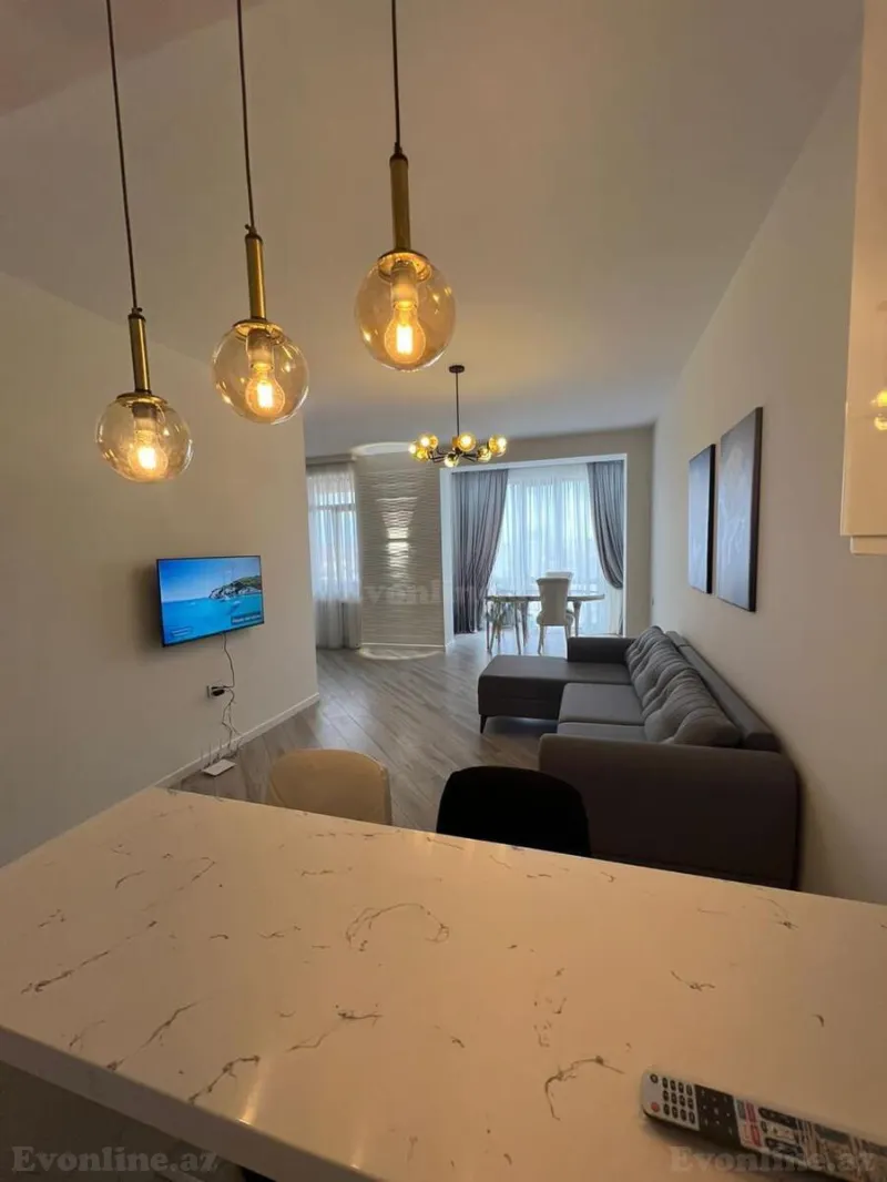 Kirayə verilir 2 otaqlı Mənzil Yeni tikili 71 m² Nərimanov r. - şəkil 3