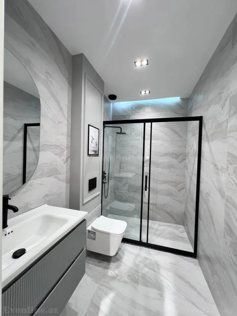 Satılır 3 otaqlı Mənzil Yeni tikili 85 m² Qara Qarayev m. - şəkil 11