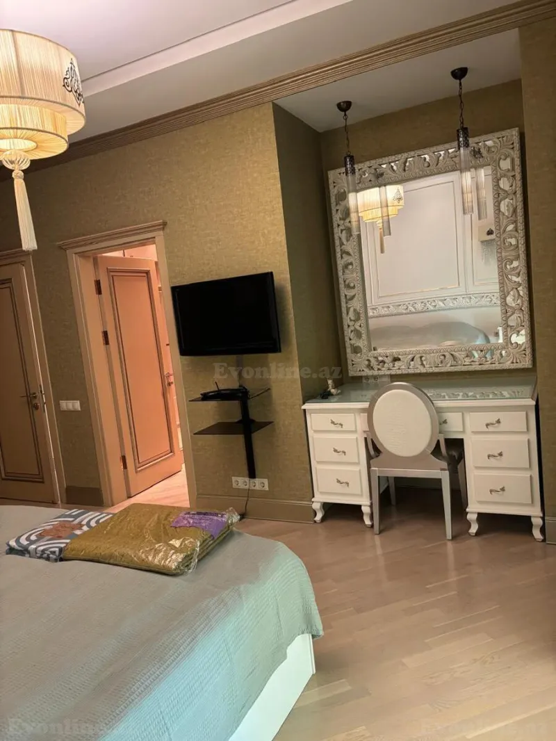 Kirayə verilir 3 otaqlı Mənzil Yeni tikili 165 m² Səbail r. - şəkil 14