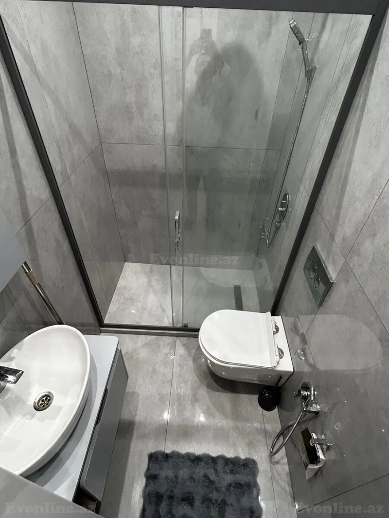 Kirayə verilir 2 otaqlı Mənzil Yeni tikili 65 m² Nəsimi r. - şəkil 14
