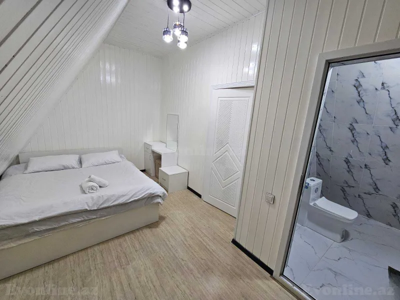 Kirayə verilir 5 otaqlı Həyət evi 200 m² Qəbələ - şəkil 13