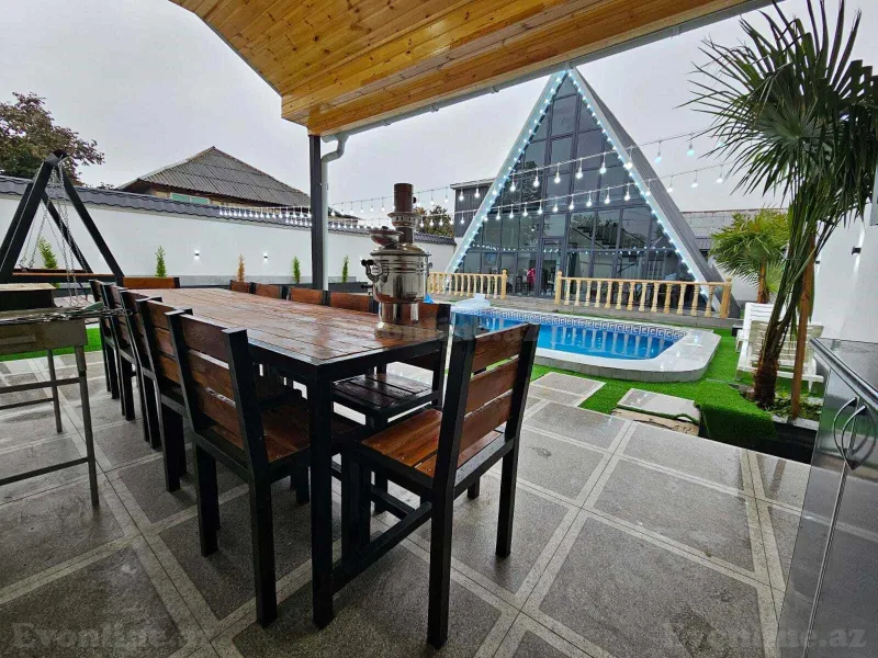 Kirayə verilir 5 otaqlı Həyət evi 200 m² Qəbələ - şəkil 28