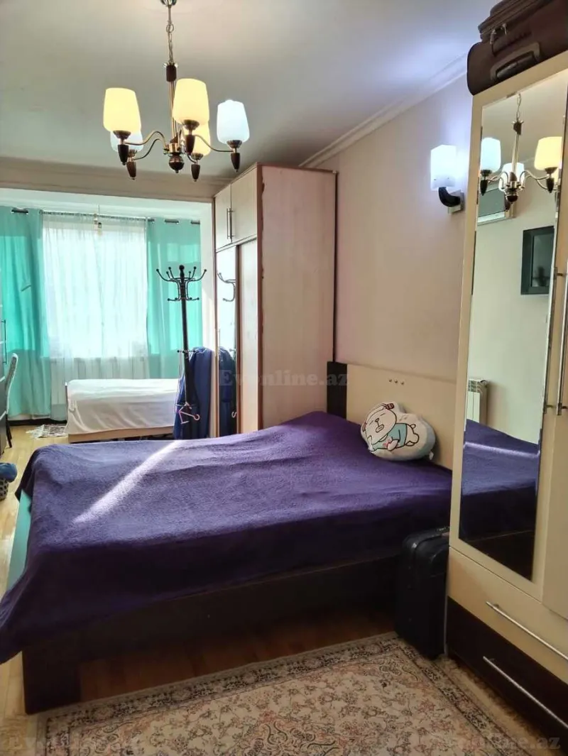 Satılır 2 otaqlı Mənzil Köhnə tikili 52 m² Xətai r. - şəkil 3