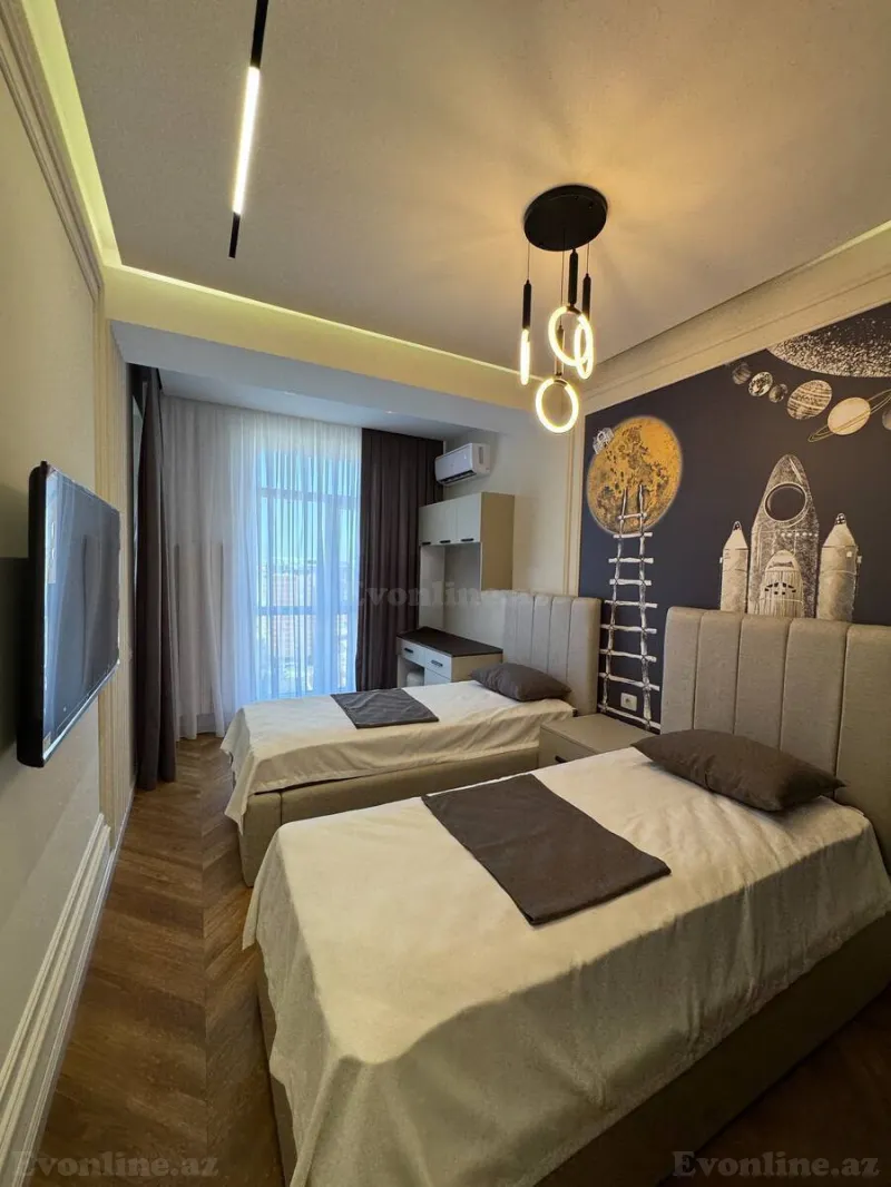 Satılır 3 otaqlı Mənzil Yeni tikili 87 m² Nəsimi r. - şəkil 2