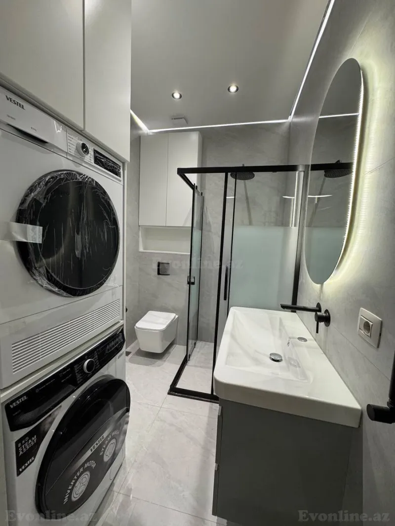 Satılır 3 otaqlı Mənzil Yeni tikili 87 m² Nəsimi r. - şəkil 10