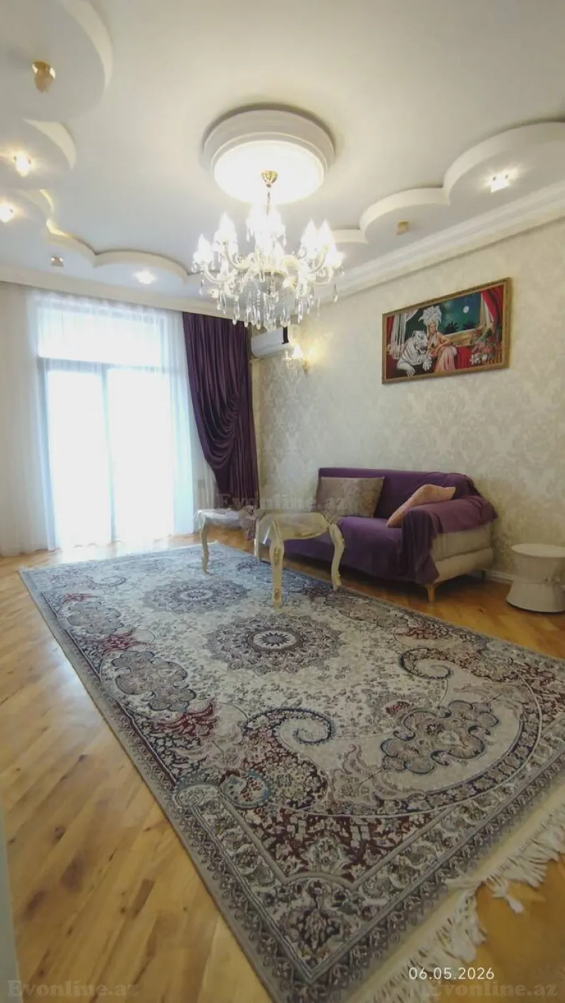 2 otaqlı Mənzil 96 m² Qara Qarayev m. Satılır