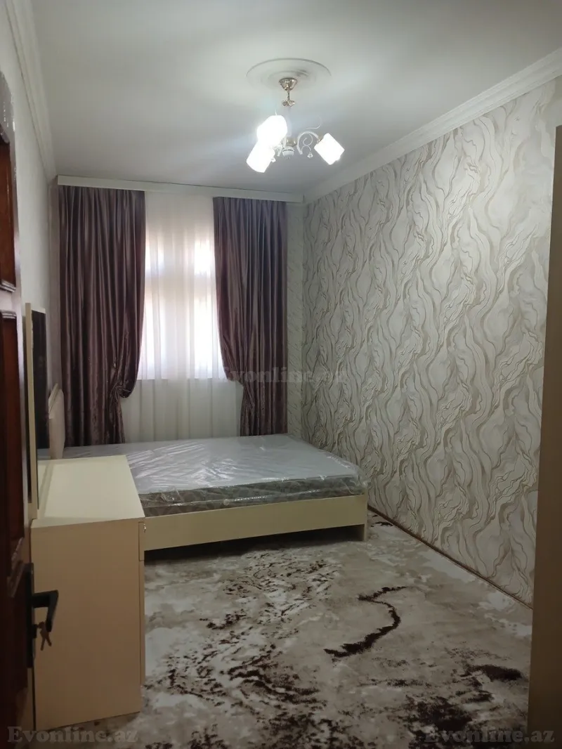 Satılır 2 otaqlı Mənzil Köhnə tikili 58 m² Memar Əcəmi m. - şəkil 2